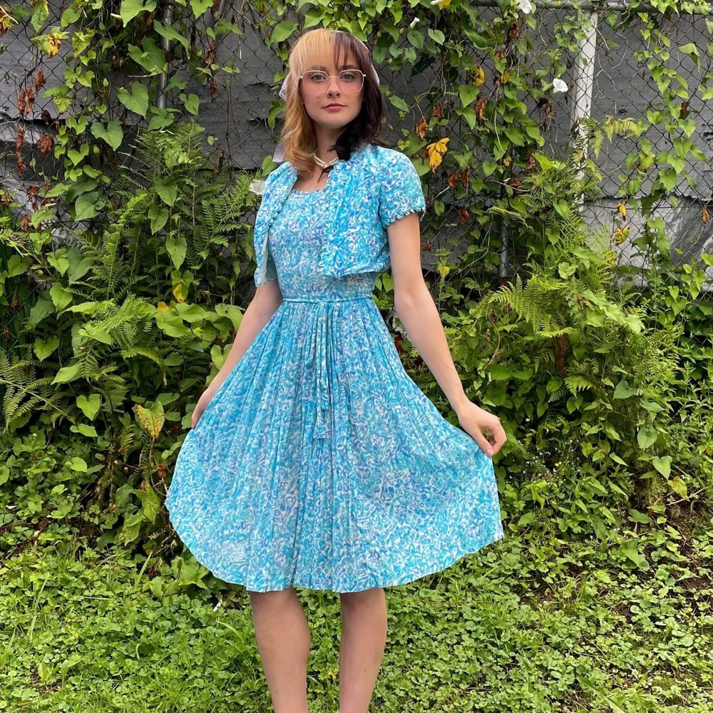 Sundress with matching bolero
